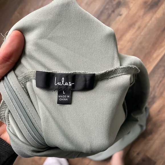 Lulus Promise Of Love Sage Brush Flutter Sleeve Maxi Dress - Picture 2 of 3